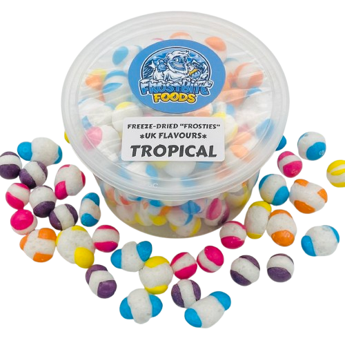 "Frosties" Freeze-Dried Candy - Tropical UK Flavor (Red40 Free)