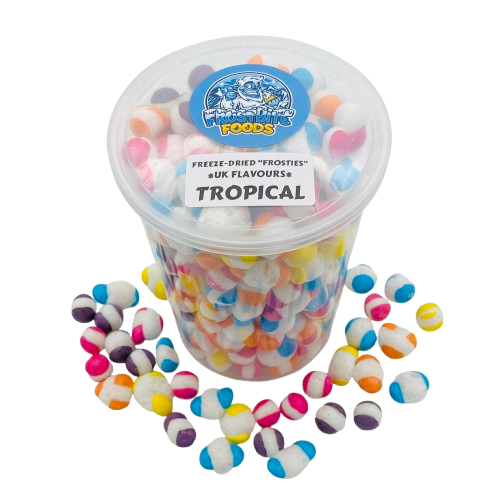"Frosties" Freeze-Dried Candy - Tropical UK Flavor (Red40 Free)