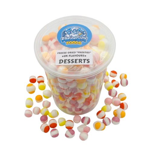 "Frosties" Freeze-Dried Candy - Desserts UK Flavor (Red40 Free