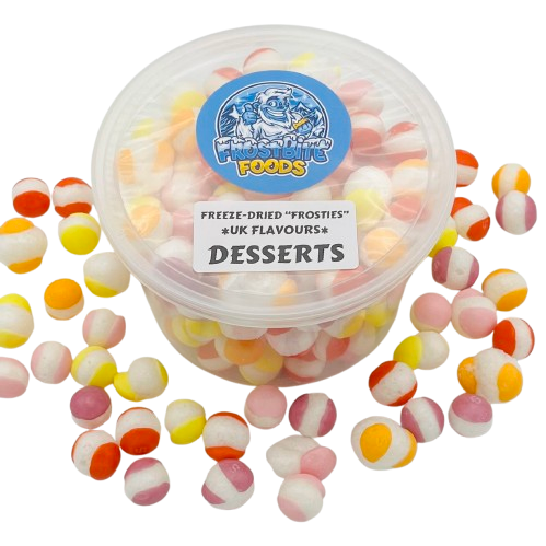 "Frosties" Freeze-Dried Candy - Desserts UK Flavor (Red40 Free