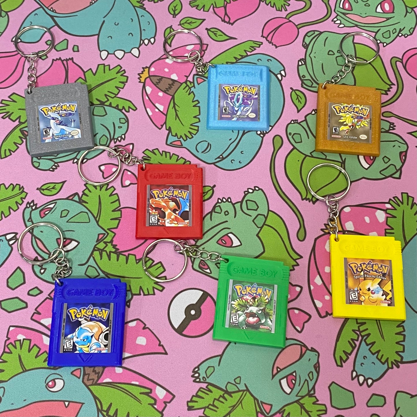 Game Cartridge Keychains
