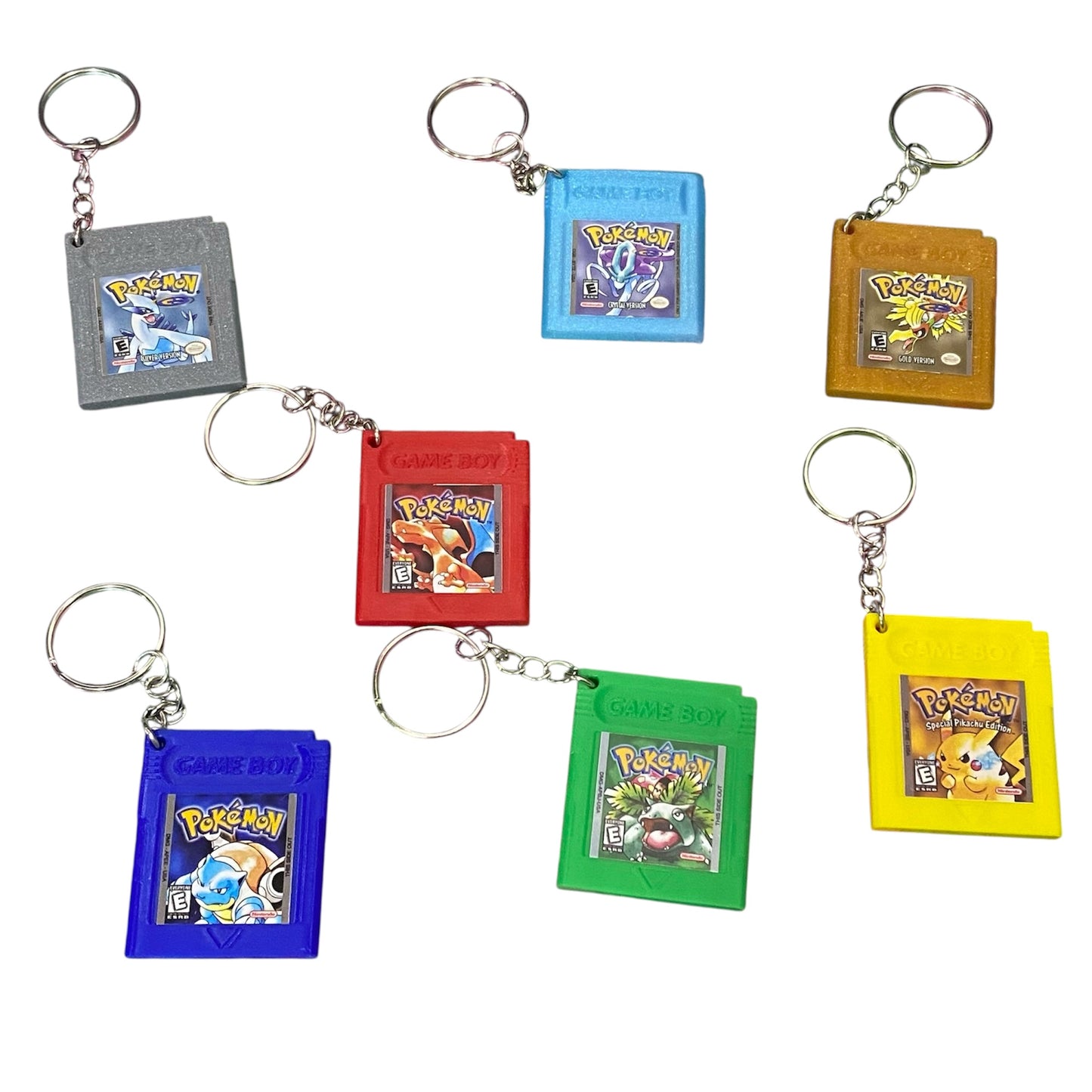 Game Cartridge Keychains