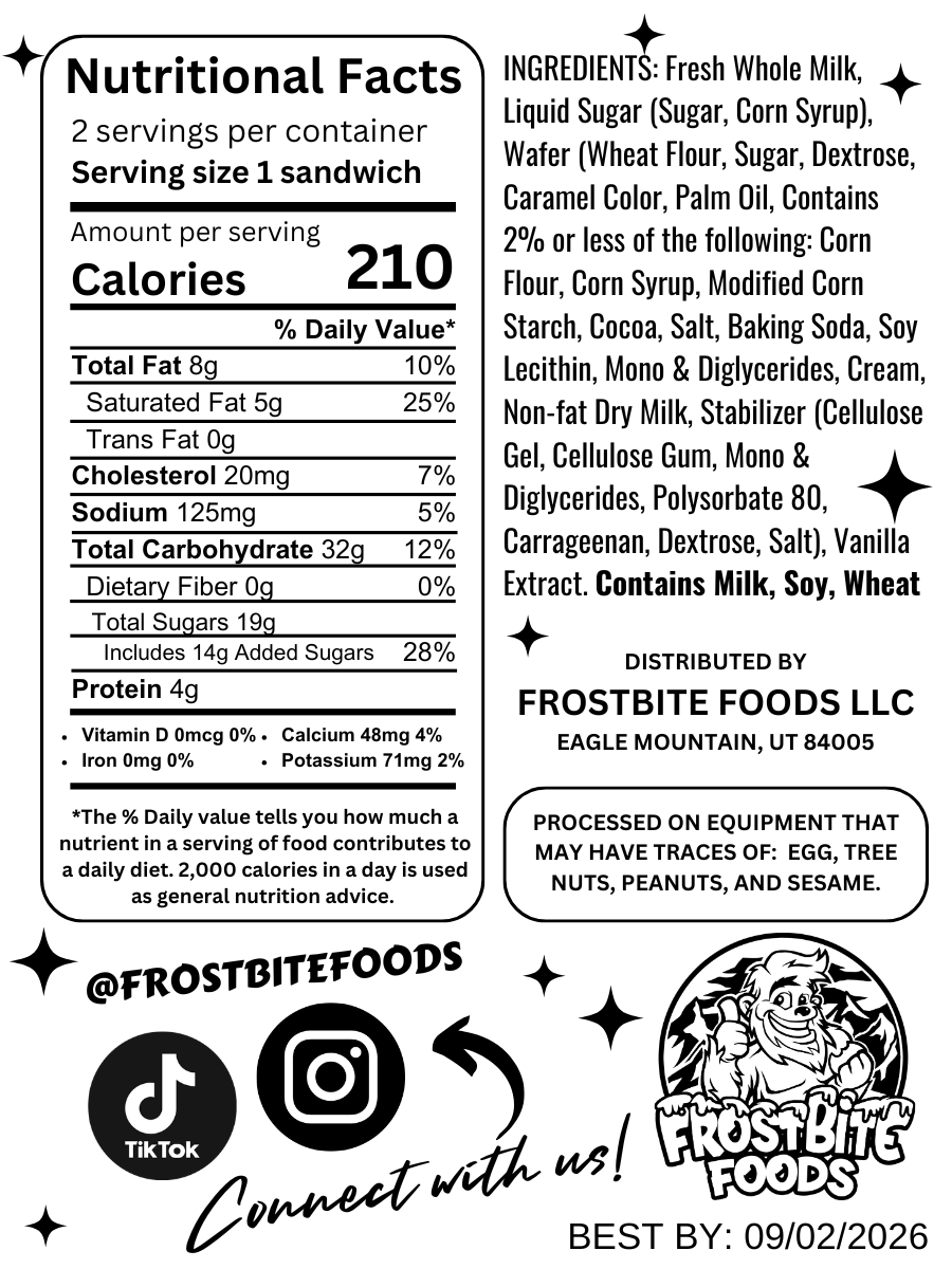 Freeze-Dried Ice Cream Sandwiches